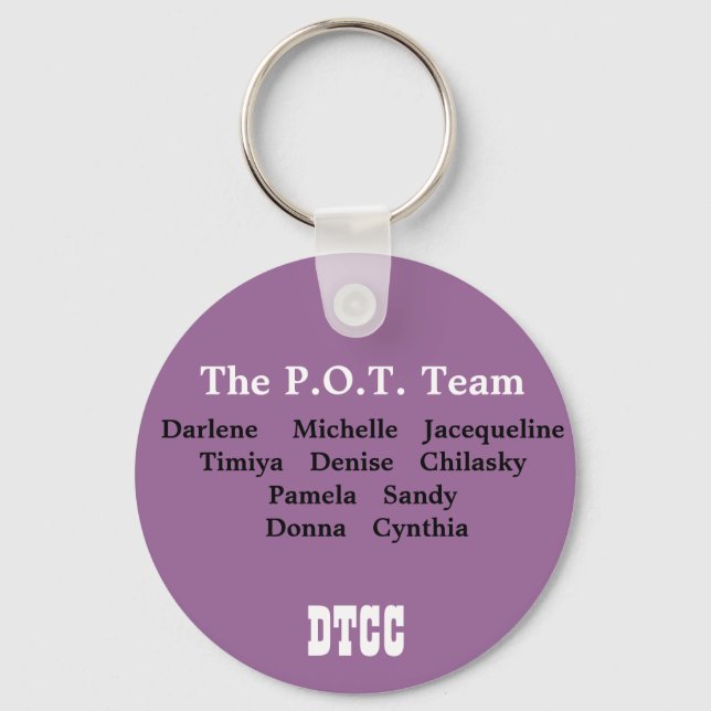 Pot Team Key Ring (Front)