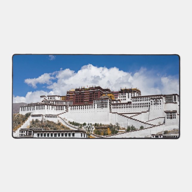 Potala palace in Lhasa - Tibet Desk Mat (Front)
