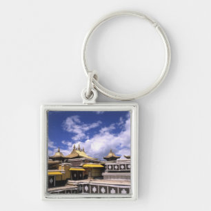 Potala Palace inside with steeples at the home Key Ring