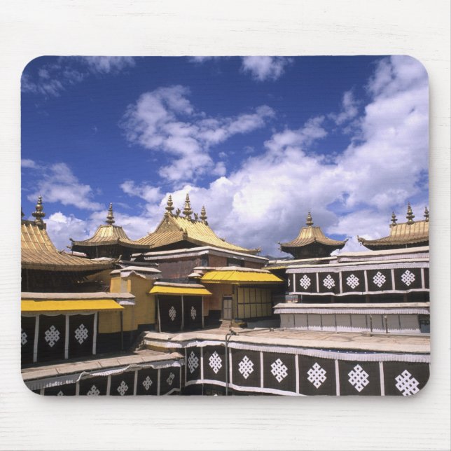 Potala Palace inside with steeples at the home Mouse Pad (Front)