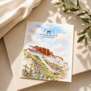 Potala Palace, Lhasa Tibet China Landscape Holiday Postcard