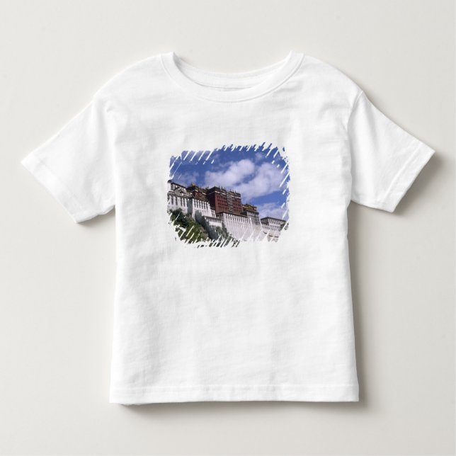Potala Palace on mountain the home of the Dalai Toddler T-Shirt (Front)