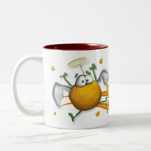 Potato Angels Two-Tone Coffee Mug (Left)