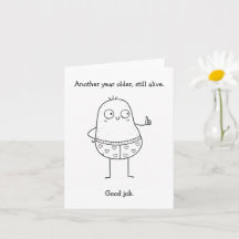 Potato Birthday Card