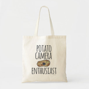 Potato Camera Enthusiast Comic Photography Humour Tote Bag