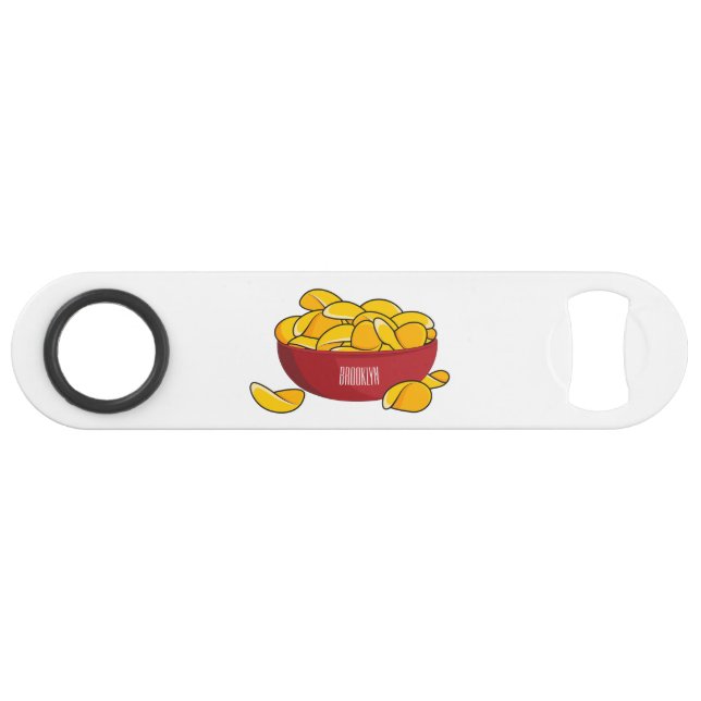 Potato chip cartoon illustration  (Front (Horizontal))