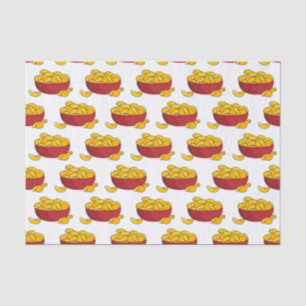 Potato chip cartoon illustration  tissue paper