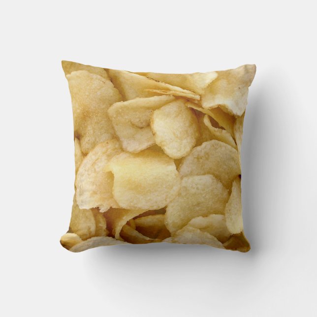 Potato chip foodie photo pillow (Front)