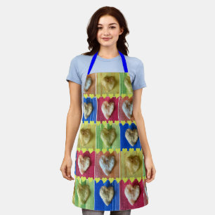 Potato Chip Hearts Patchwork Design Aprons