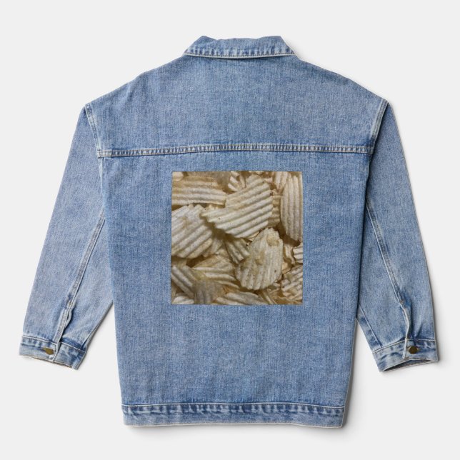 Potato Chips Denim Jacket (Back)