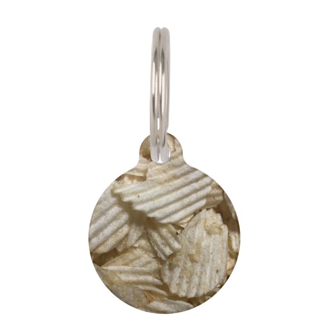 Potato Chips Pet Tag (Front)