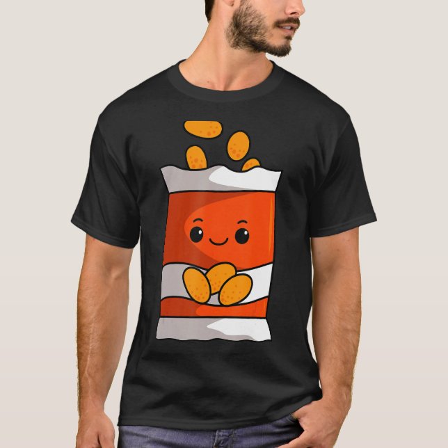 Potato Chips Snacks T-Shirt (Front)