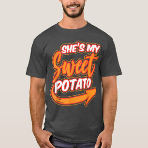 Potato Couples Cuisine Dishes Lover Fan Tasty T-Shirt