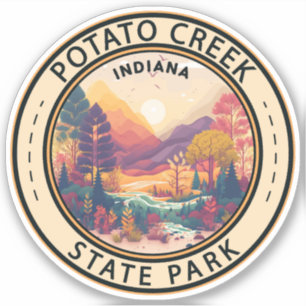 Potato Creek State Park Indiana Emblem