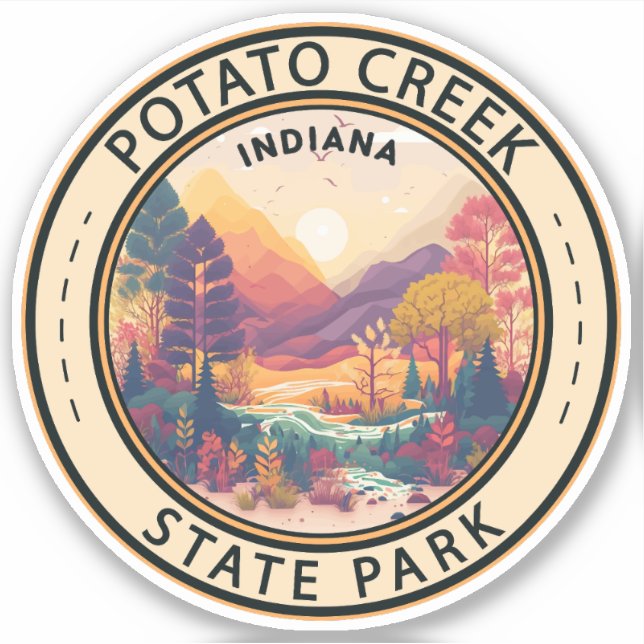Potato Creek State Park Indiana Emblem (Front)