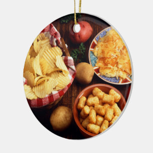 Potato Foods Ceramic Tree Decoration