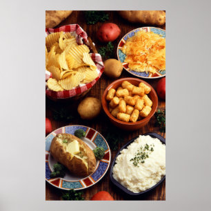 Potato Foods Poster