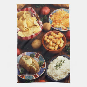 Potato Foods Tea Towel