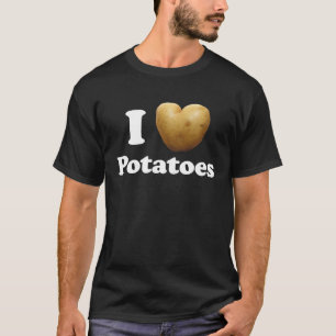 Potato For Men Women Kids Heart Shaped Is Potato T-Shirt