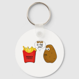 Potato French Fries is that you? funny Key Ring