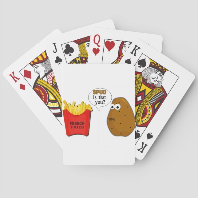 Potato French Fries is that you? Playing Cards (Back)
