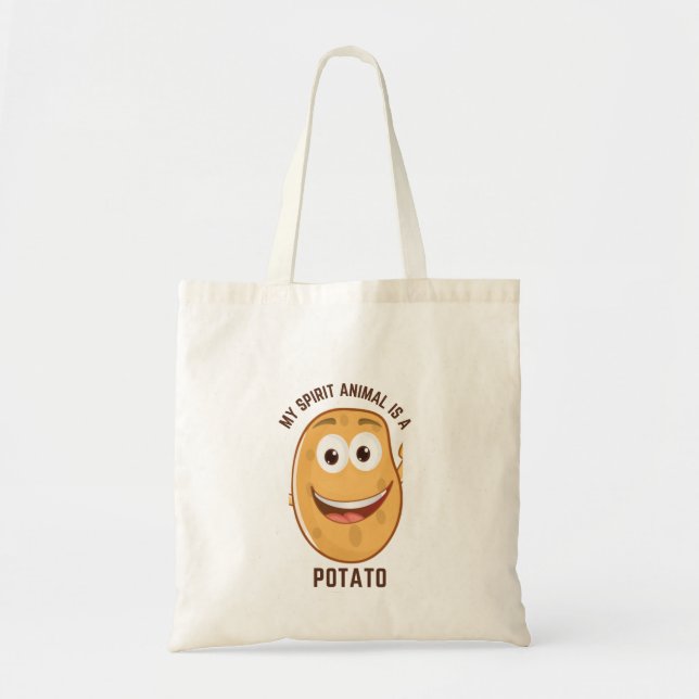Potato Is My Spirit Animal Funny  Tote Bag (Front)