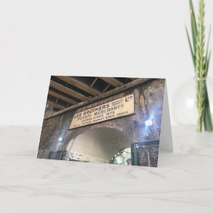 Potato Merchants Borough Market London UK Photo Card