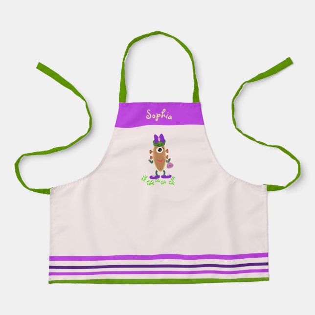 Potato monster apron (Front)