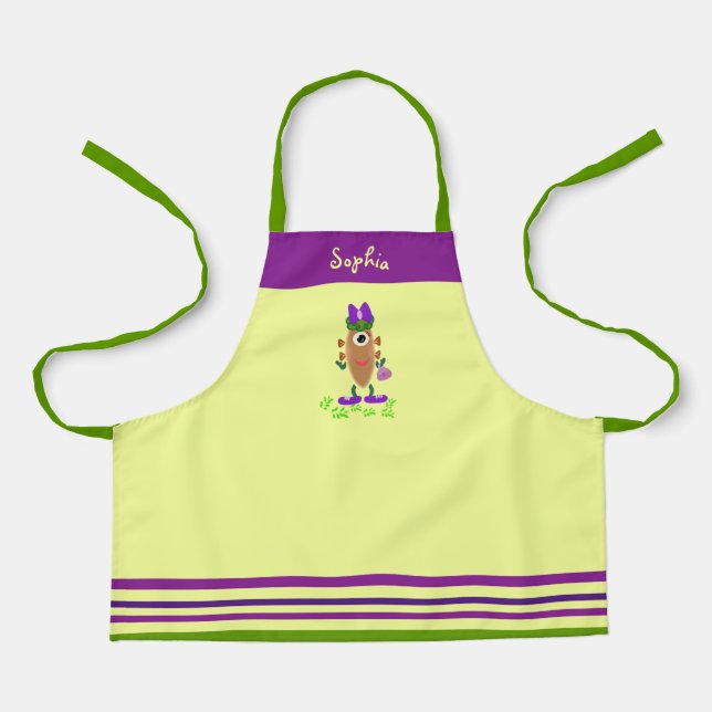 Potato monster apron (Front)