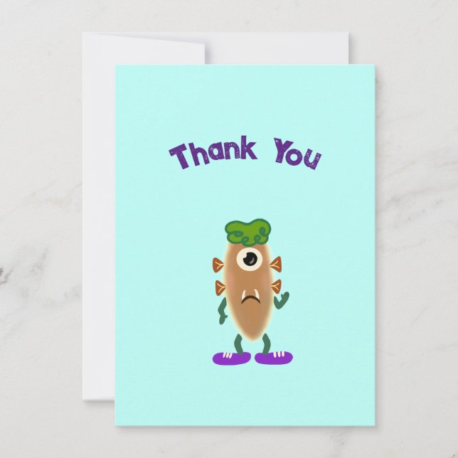Potato monster thank you card (Front)
