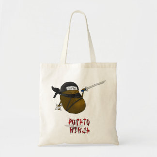 potato ninja tote bag
