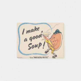 Potato Pete Makes a Good Soup Post-it Notes
