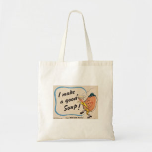 Potato Pete makes good soup Tote Bag