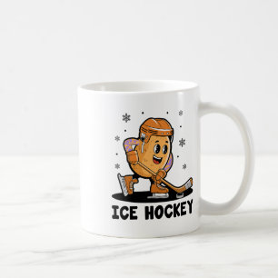 Potato Playing Ice Hockey Player Sports Athlete Ga Coffee Mug