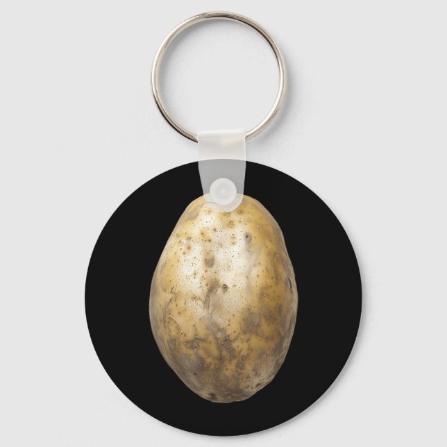 Potato Potatoes Food Halloween Costume Funny Key Ring (Front)