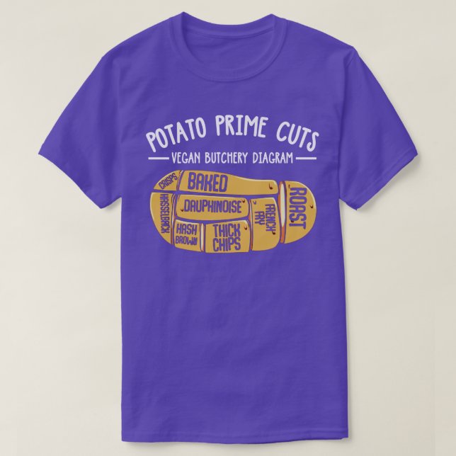 Potato Prime Cuts T-Shirt (Design Front)