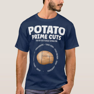Potato Prime Cuts Vegan Butchery Vegetarian Plant  T-Shirt