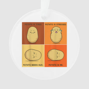 Potato Spud Root Vegetable Tater Vegan Lover Keto Ornament