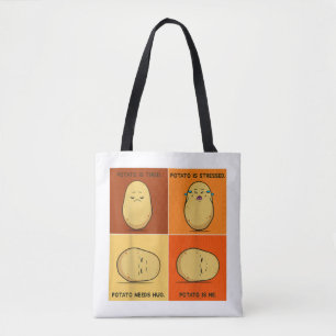 Potato Spud Root Vegetable Tater Vegan Lover Keto Tote Bag