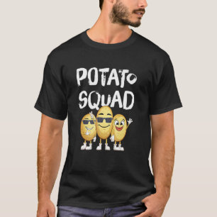 Potato Squad I Love Potatoes Cool Vegetarian Team T-Shirt