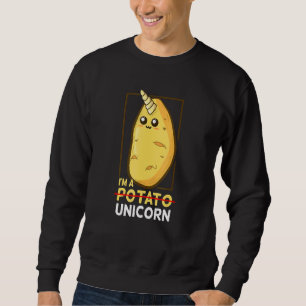 Potato Unicorn Vegetable Yam Sweatshirt