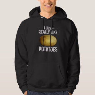 Potato Vegetable Costume I Just Really Like Potato Hoodie