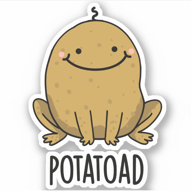 Potatoad Funny Potato Toad Pun  (Front)