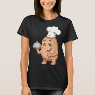 Potatoe Hobby Chef Ironic Vegetable Cooking T-Shirt