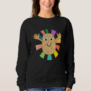 Potatoe Retro Vegetable Hobby Cooking Sweatshirt