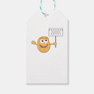 Potatoes Gonna Potate (Vegetable Potato Pun) Class Gift Tags