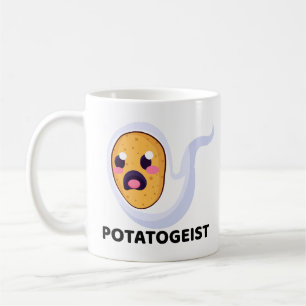 Potatogeist Spooky Spud Potato - Cute Halloween Coffee Mug