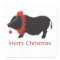 Potbellied Pig Merry Christmas Design