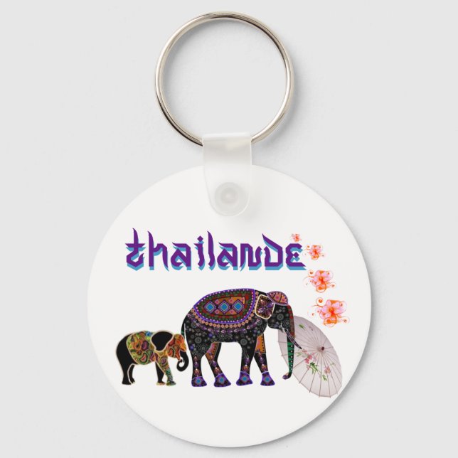 Pote-clés Thailande Key Ring (Front)