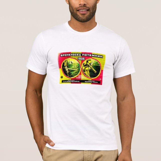 Potemkin Russian Movie Poster T-Shirt (Front)